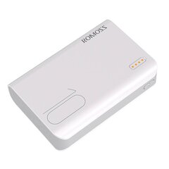 Повербанк Romoss Sense 4 Mini 10000mAh (белый) цена и информация | Зарядные устройства Power bank | pigu.lt