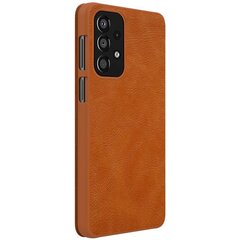 Nillkin Qin Book Case skirtas Samsung Galaxy A13 4G, rudas kaina ir informacija | Telefono dėklai | pigu.lt