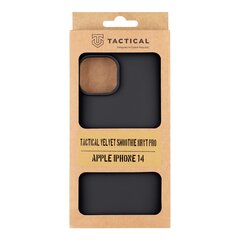 Чехол Tactical Velvet Smoothie для Apple iPhone 14, чёрный цена и информация | Чехлы для телефонов | pigu.lt