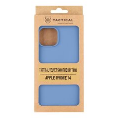 Tactical Velvet Smoothie Cover skirtas Apple iPhone 14, mėlynas kaina ir informacija | Telefono dėklai | pigu.lt