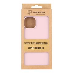 Tactical Velvet Smoothie Cover skirtas Apple iPhone 14, rožinis kaina ir informacija | Telefono dėklai | pigu.lt