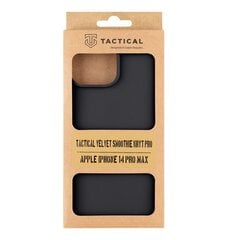 Tactical Velvet Smoothie Cover skirtas Apple iPhone 14 Pro Max, juodas kaina ir informacija | Telefono dėklai | pigu.lt