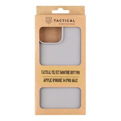 Чехол Tactical Velvet Smoothie для Apple iPhone 14 Pro Max, серый цена и информация | Чехлы для телефонов | pigu.lt