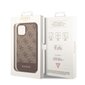 Guess 4G Stripe Case skirtas iPhone 14 Plus, rudas kaina ir informacija | Telefono dėklai | pigu.lt