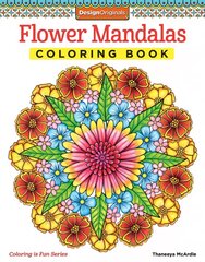 Flower Mandalas Coloring Book цена и информация | Книги о питании и здоровом образе жизни | pigu.lt