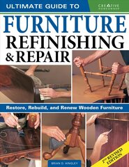 Ultimate Guide to Furniture Repair & Refinishing, 2nd Revised Edition: Restore, Rebuild, and Renew Wooden Furniture 2nd edition kaina ir informacija | Knygos apie meną | pigu.lt