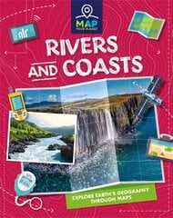 Map Your Planet: Rivers and Coasts цена и информация | Книги для подростков  | pigu.lt