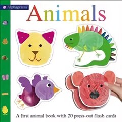 Alphaprint Animals Flashcard Book цена и информация | Книги для самых маленьких | pigu.lt