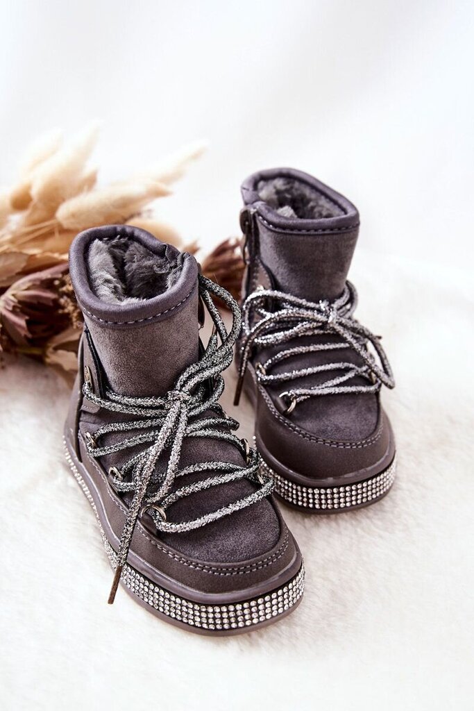 Sniego batai su cirkoniu vaikams BSB17670 kaina ir informacija | Bateliai vaikams | pigu.lt