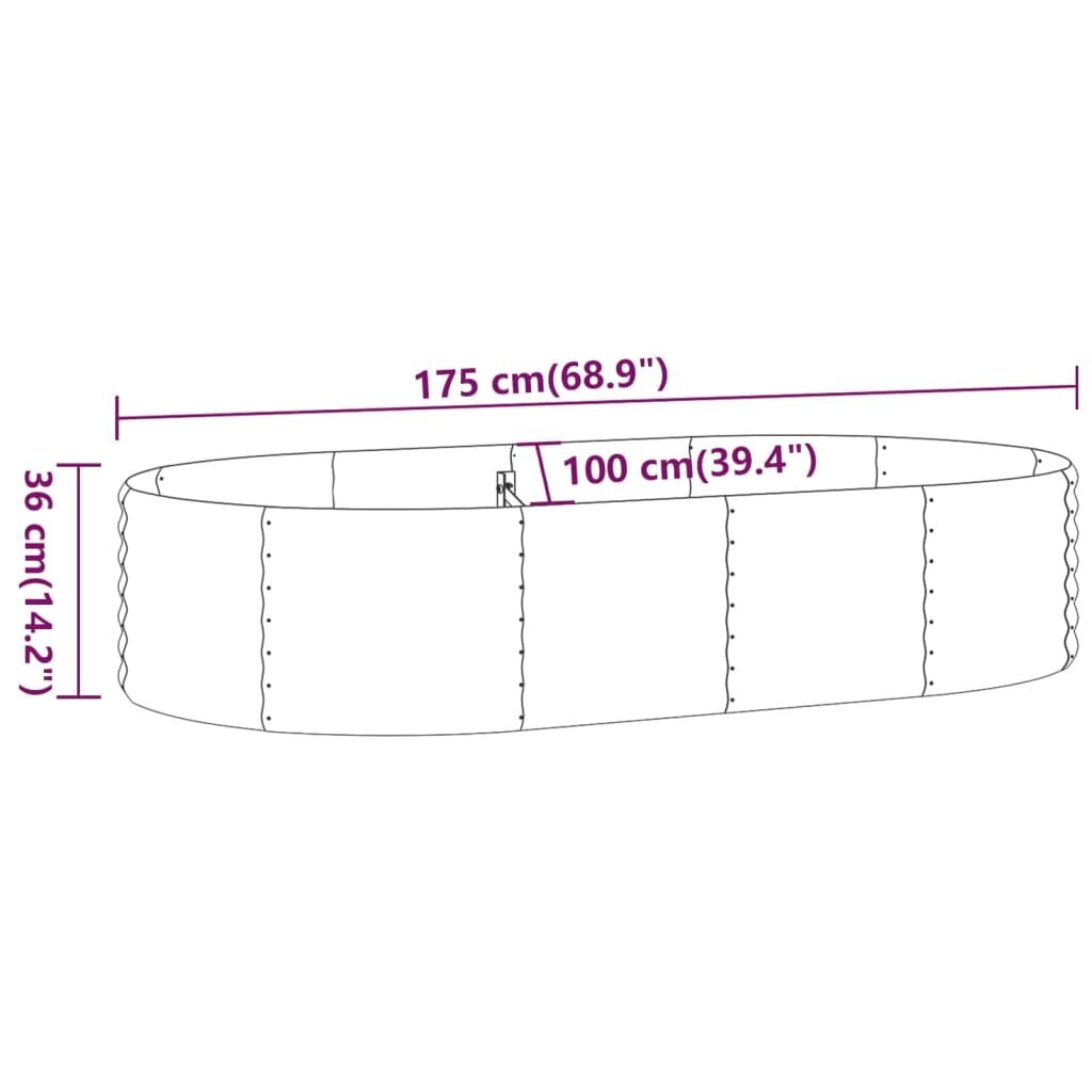 Sodo lovelis 36 cm kaina ir informacija | Loveliai | pigu.lt