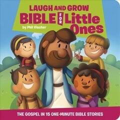 Laugh and Grow Bible for Little Ones: The Gospel in 15 One-Minute Bible Stories kaina ir informacija | Knygos paaugliams ir jaunimui | pigu.lt