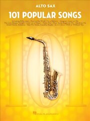 101 Popular Songs: Alto Sax kaina ir informacija | Knygos apie meną | pigu.lt