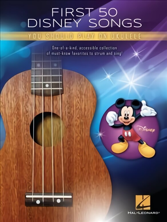 First 50 Disney Songs You Should Play on Ukulele kaina ir informacija | Knygos apie meną | pigu.lt