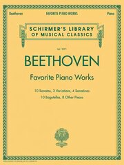 Beethoven - Favorite Piano Works: Schirmer'S Library of Musical Classics #2071 kaina ir informacija | Knygos apie meną | pigu.lt