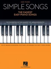 Simple Songs - The Easiest Easy Piano Songs: The Easiest Easy Piano Songs цена и информация | Книги об искусстве | pigu.lt