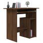 Rašomasis stalas, rudos ąžuolo, 80x45x74cm, mediena kaina ir informacija | Kompiuteriniai, rašomieji stalai | pigu.lt