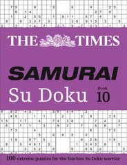 Times Samurai Su Doku 10: 100 Extreme Puzzles for the Fearless Su Doku Warrior цена и информация | Книги о питании и здоровом образе жизни | pigu.lt