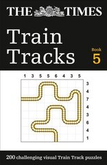 Times Train Tracks Book 5: 200 Challenging Visual Logic Puzzles kaina ir informacija | Knygos apie sveiką gyvenseną ir mitybą | pigu.lt