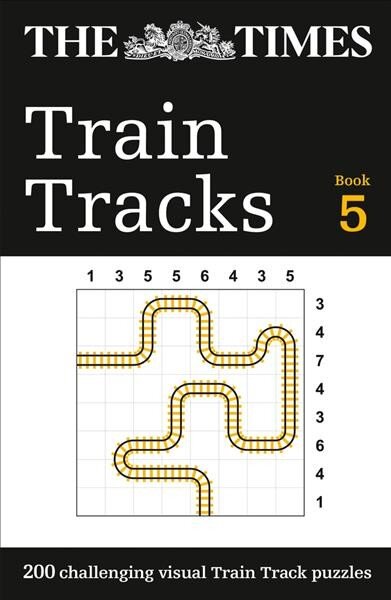 Times Train Tracks Book 5: 200 Challenging Visual Logic Puzzles цена и информация | Knygos apie sveiką gyvenseną ir mitybą | pigu.lt
