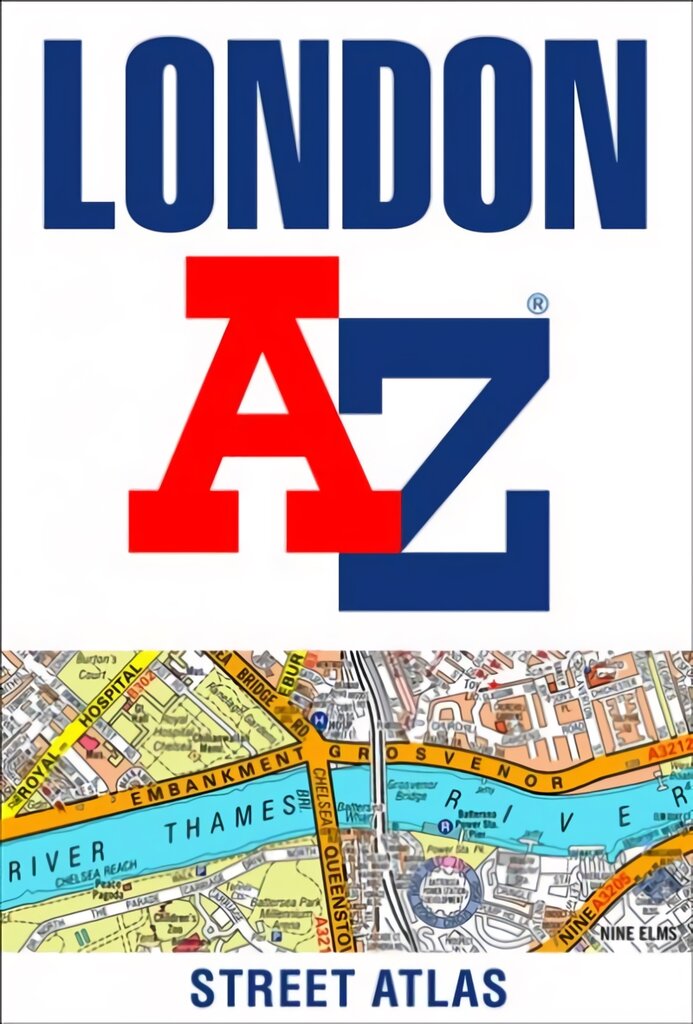 London A-Z Street Atlas kaina ir informacija | Kelionių vadovai, aprašymai | pigu.lt