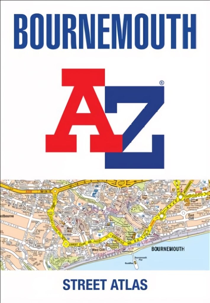 Bournemouth A-Z Street Atlas 9th Revised edition kaina ir informacija | Kelionių vadovai, aprašymai | pigu.lt