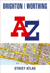 Brighton and Worthing A-Z Street Atlas New Seventh edition kaina ir informacija | Kelionių vadovai, aprašymai | pigu.lt