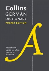 German Pocket Dictionary: The Perfect Portable Dictionary 9th Revised edition, Collins German Dictionary kaina ir informacija | Užsienio kalbos mokomoji medžiaga | pigu.lt