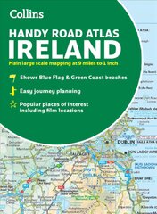 Collins Handy Road Atlas Ireland kaina ir informacija | Kelionių vadovai, aprašymai | pigu.lt