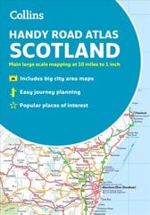 Collins Handy Road Atlas Scotland: A5 Paperback New edition kaina ir informacija | Kelionių vadovai, aprašymai | pigu.lt
