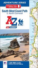 SW Coast Path North Cornwall Adventure Atlas 3rd Revised edition kaina ir informacija | Kelionių vadovai, aprašymai | pigu.lt