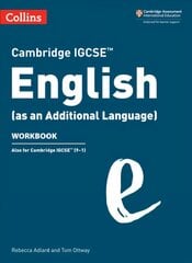 Cambridge IGCSE English (as an Additional Language) Workbook kaina ir informacija | Užsienio kalbos mokomoji medžiaga | pigu.lt