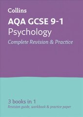 AQA GCSE 9-1 Psychology All-in-One Complete Revision and Practice: Ideal for Home Learning, 2022 and 2023 Exams edition цена и информация | Книги для подростков и молодежи | pigu.lt