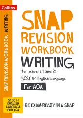 AQA GCSE 9-1 English Language Writing (Papers 1 & 2) Workbook: Ideal for Home Learning, 2022 and 2023 Exams kaina ir informacija | Knygos paaugliams ir jaunimui | pigu.lt