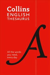 Paperback English Thesaurus Essential: All the Words You Need, Every Day 8th Revised edition цена и информация | Пособия по изучению иностранных языков | pigu.lt