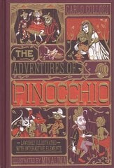 Adventures of Pinocchio (MinaLima Edition): (Ilustrated with Interactive Elements) цена и информация | Фантастика, фэнтези | pigu.lt