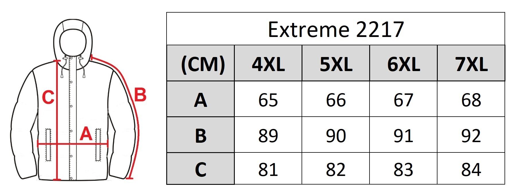 Striukė vyrams Extreme 2217 big цена и информация | Vyriškos striukės | pigu.lt