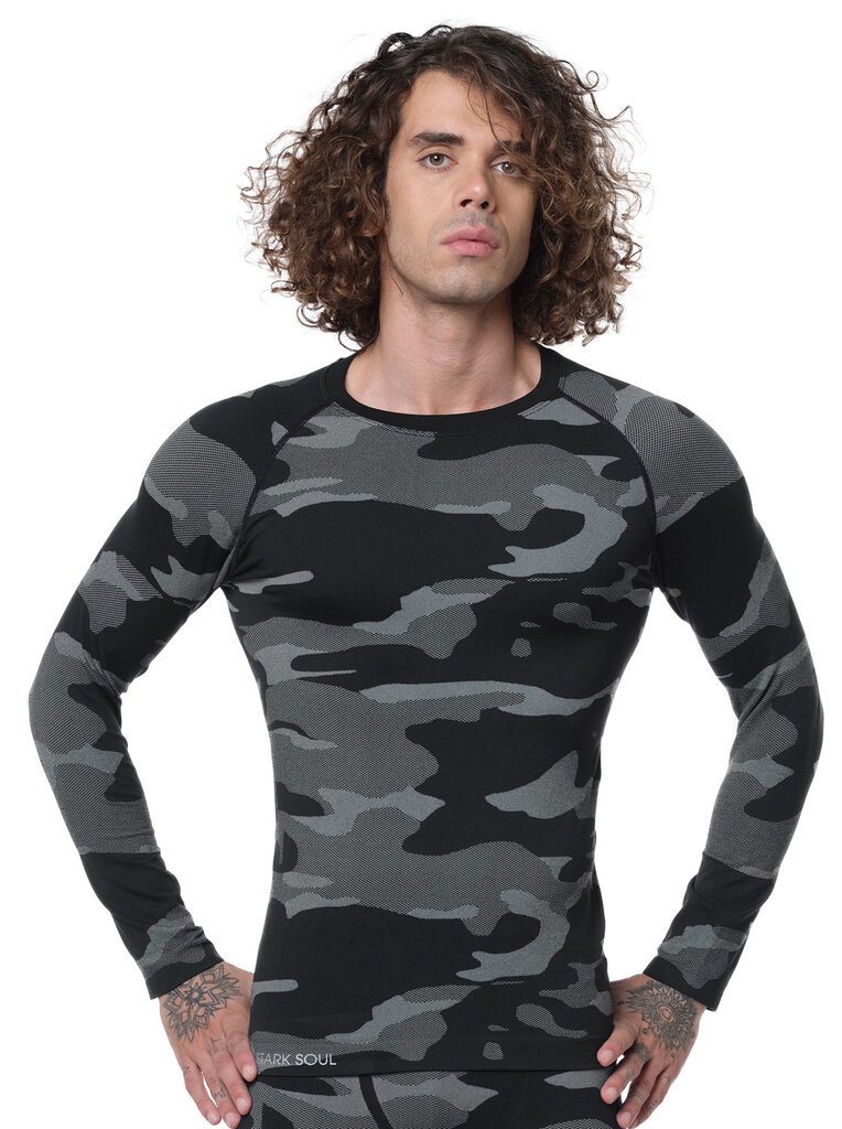 Funkciniai Termo marškinėliai ilgomis rankovėmis vyrams Stark Soul 1025, pilki kaina ir informacija | Vyriški termo apatiniai | pigu.lt