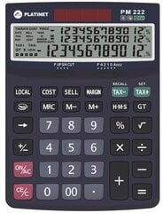 3-х строчный калькулятор Platinet PM222TE цена и информация | Kanceliarinės prekės | pigu.lt