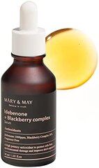 Антиоксидантная сыворотка с комплексом ягод Mary&May Idebenone + Blackberry Complex Serum, 30ml цена и информация | Сыворотки для лица, масла | pigu.lt