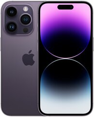 Apple iPhone 14 Pro 256GB Deep Purple MQ1F3PX/A kaina ir informacija | Mobilieji telefonai | pigu.lt