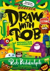 Draw With Rob: Monster Madness цена и информация | Книги для самых маленьких | pigu.lt