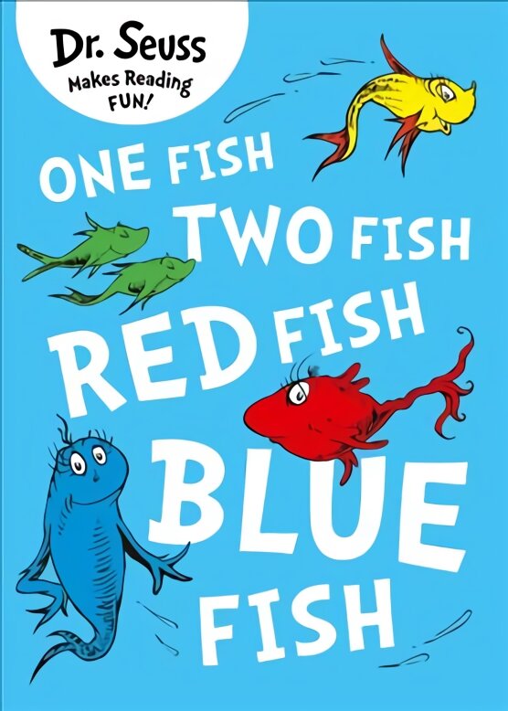One Fish, Two Fish, Red Fish, Blue Fish: One Fish Two Fish Red Fish Blue Fish 60th Anniversary edition, One Fish, Two Fish, Red Fish, Blue Fish kaina ir informacija | Knygos mažiesiems | pigu.lt