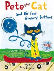 Pete the Cat and his Four Groovy Buttons kaina ir informacija | Knygos mažiesiems | pigu.lt