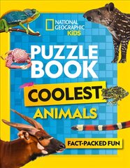 Puzzle Book Coolest Animals: Brain-Tickling Quizzes, Sudokus, Crosswords and Wordsearches цена и информация | Книги для подростков и молодежи | pigu.lt