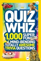 Quiz Whiz: 1,000 Super Fun, Mind-Bending, Totally Awesome Trivia Questions kaina ir informacija | Knygos paaugliams ir jaunimui | pigu.lt
