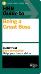 HBR Guide to Being a Great Boss kaina ir informacija | Ekonomikos knygos | pigu.lt