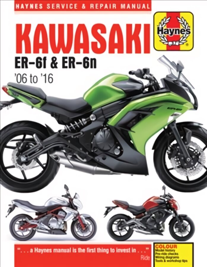 Kawasaki ER-6f & ER-6n (06 - 16) 2nd Revised edition цена и информация | Kelionių vadovai, aprašymai | pigu.lt