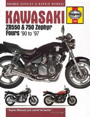 Kawasaki ZR550 & 750 Zephyr Fours (90-97) kaina ir informacija | Kelionių vadovai, aprašymai | pigu.lt