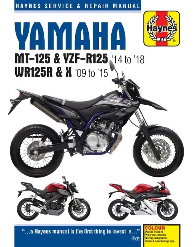 Yamaha MT-125 & YZF-R125 (14-18), WR125R/X (09-15) цена и информация | Kelionių vadovai, aprašymai | pigu.lt
