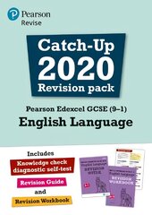 Pearson REVISE Edexcel GCSE (9-1) English Language Catch-up Revision Pack: for home learning, 2022 and 2023 assessments and exams цена и информация | Книги для подростков и молодежи | pigu.lt